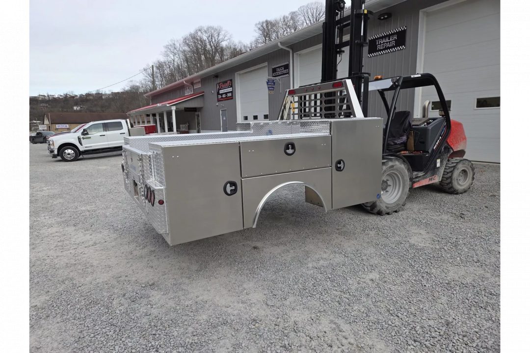 New Jutland Aluminum Gooseneck Service Body 8' DRW Pickup