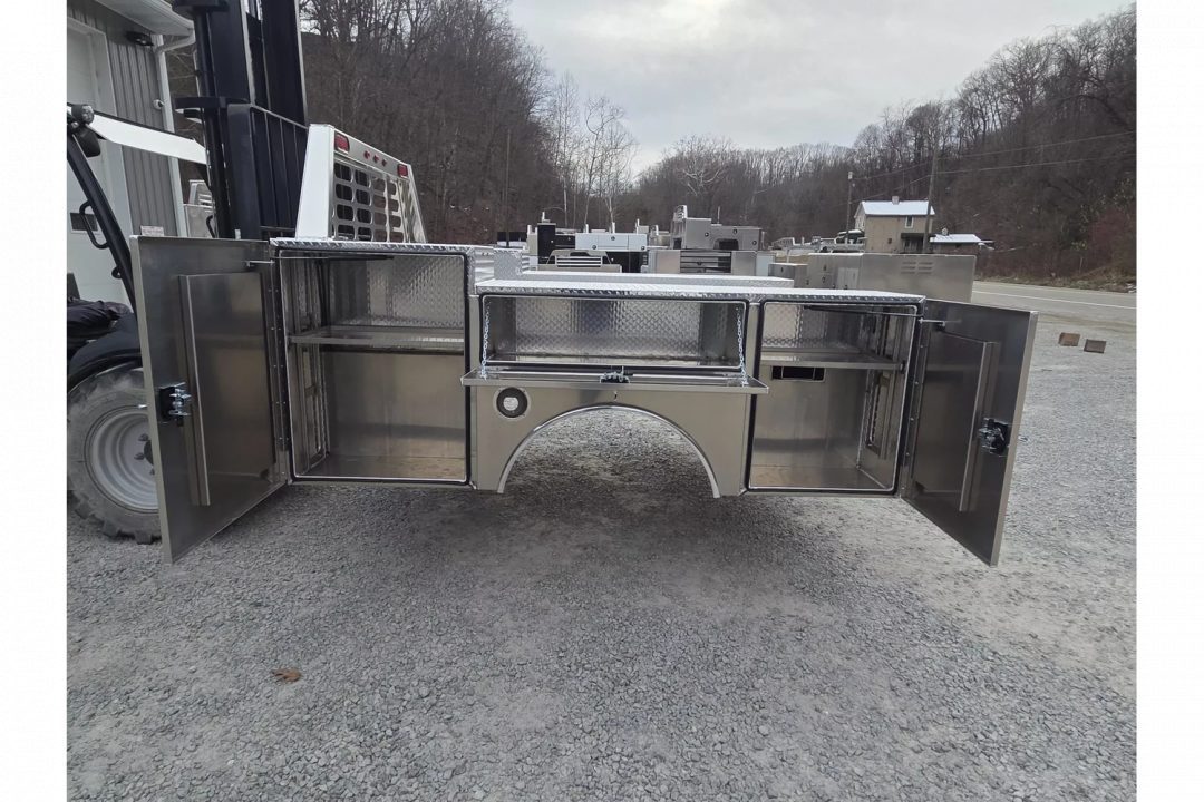 New Jutland Aluminum Gooseneck Service Body 8' DRW Pickup
