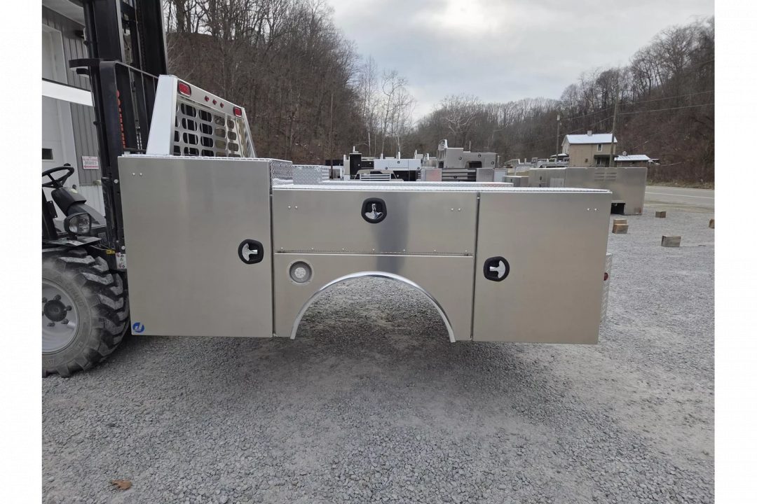 New Jutland Aluminum Gooseneck Service Body 8' DRW Pickup