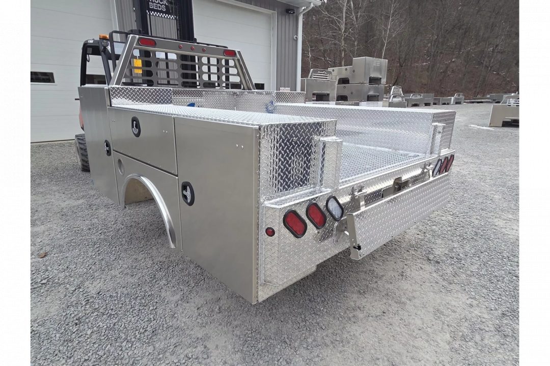 New Jutland Aluminum Gooseneck Service Body 8' DRW Pickup