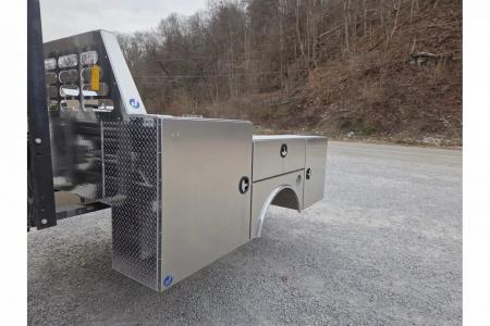 New Jutland Aluminum Gooseneck Service Body 60'' CA DRW