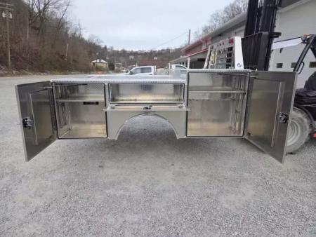 New Jutland Aluminum Gooseneck Service Body 60'' CA DRW