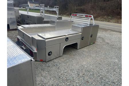 New Martin Truck Bodies Aluminum Gooseneck Service Body 84" CA DRW SMOOTH APPEARANCE -Discoloration