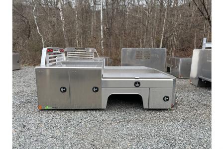 New Martin Truck Bodies Aluminum Gooseneck Service Body 84" CA DRW SMOOTH APPEARANCE -Discoloration