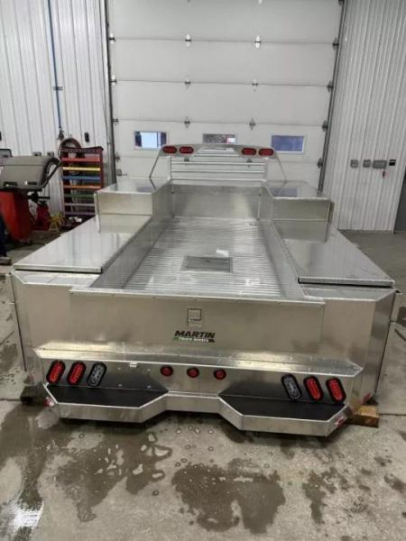 New Martin Truck Bodies Aluminum Gooseneck Service Body 84" CA DRW SMOOTH APPEARANCE -Discoloration