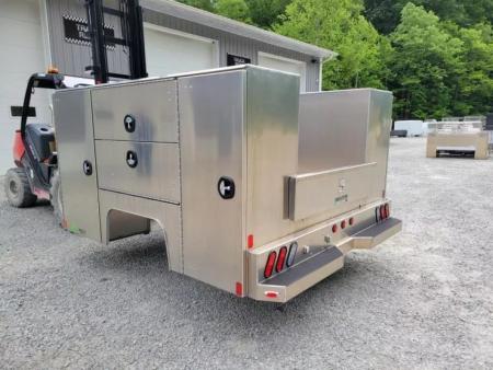 New Martin Truck Bodies Aluminum HSB Service Body 8' DRW 57  Tall Compartments SMOOTH APPEARANCE