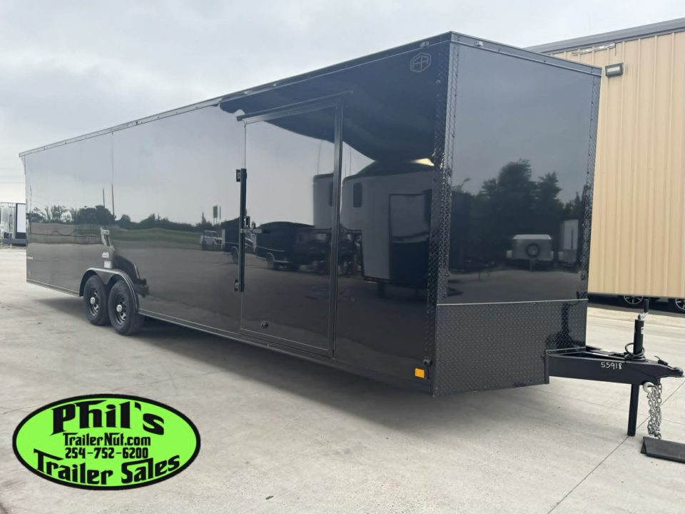 New 2026 Continental Cargo 8.5X28 CAR HAULER UPGRADED .080 EXTERIOR / REAR WING Cargo / Enclosed Trailer