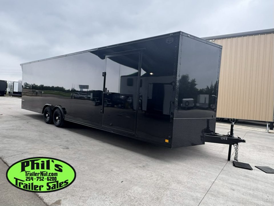 New 2026 Continental Cargo 8.5X28 CAR HAULER UPGRADED .080 EXTERIOR / REAR WING Cargo / Enclosed Trailer