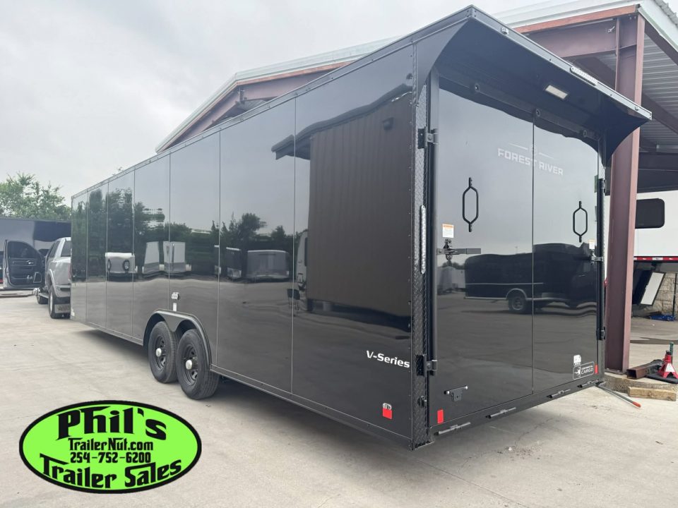 New 2026 Continental Cargo 8.5X28 CAR HAULER UPGRADED .080 EXTERIOR / REAR WING Cargo / Enclosed Trailer