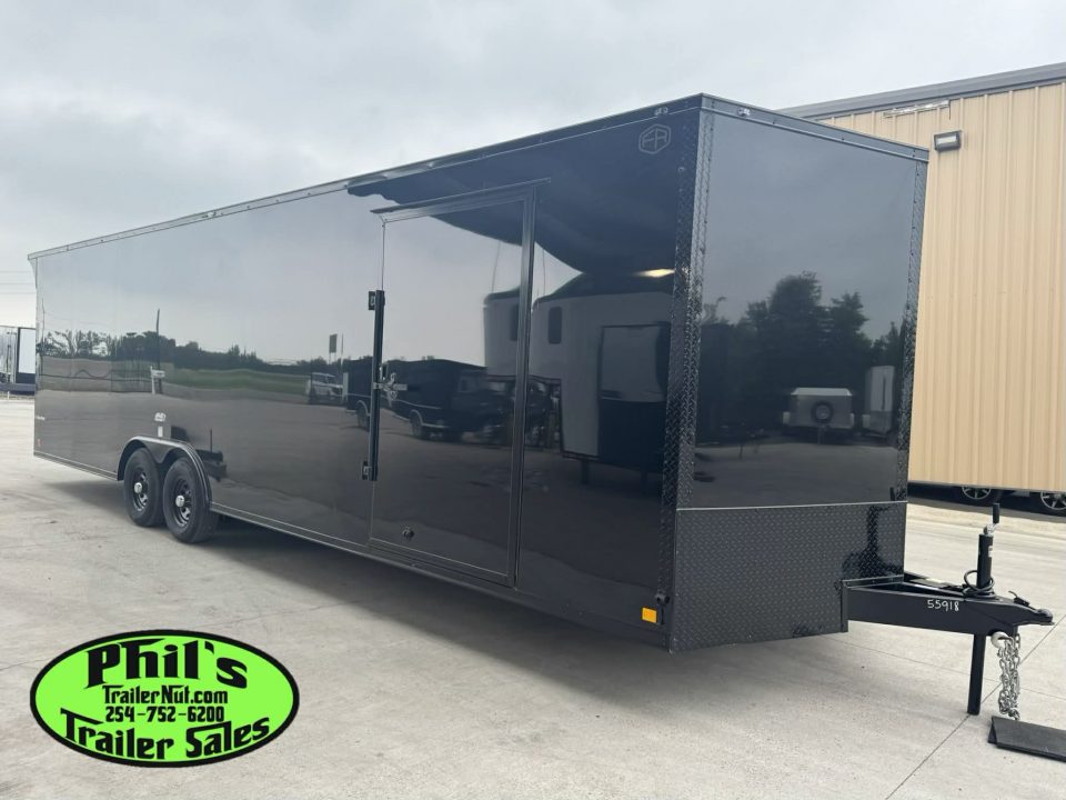 New 2026 Continental Cargo 8.5X28 CAR HAULER UPGRADED .080 EXTERIOR / REAR WING Cargo / Enclosed Trailer
