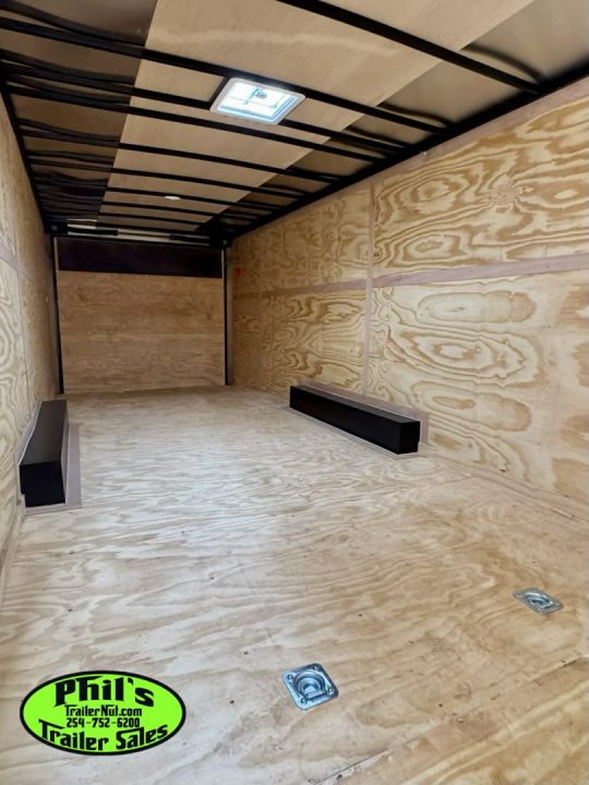 New 2026 Continental Cargo 8.5X28 CAR HAULER UPGRADED .080 EXTERIOR / REAR WING Cargo / Enclosed Trailer