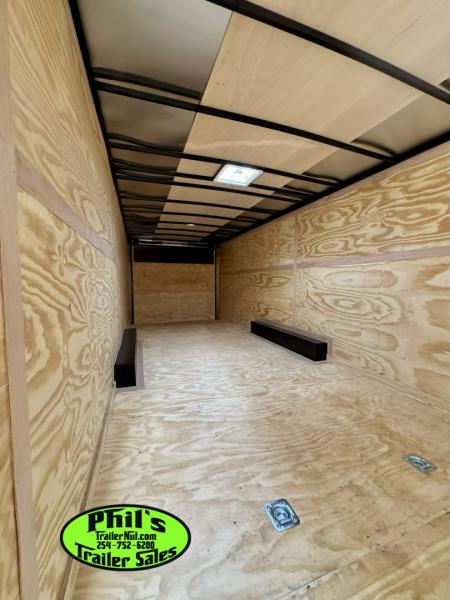 New 2026 Continental Cargo 8.5X28 CAR HAULER UPGRADED .080 EXTERIOR / REAR WING Cargo / Enclosed Trailer