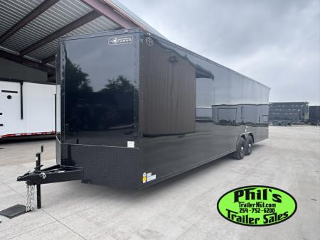 New 2026 Continental Cargo 8.5X28 CAR HAULER UPGRADED .080 EXTERIOR / REAR WING Cargo / Enclosed Trailer