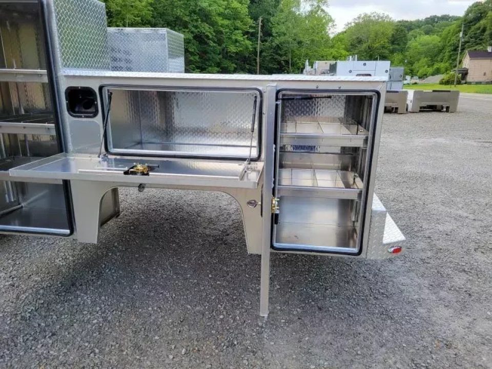 New Martin Truck Bodies Aluminum HFSB Service Body 8' DRW Tall Front Compartment