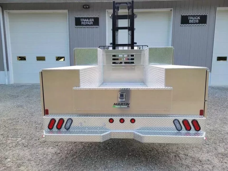 New Martin Truck Bodies Aluminum HFSB Service Body 8' DRW Tall Front Compartment
