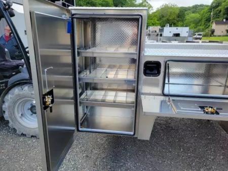 New Martin Truck Bodies Aluminum HFSB Service Body 8' DRW Tall Front Compartment