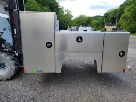 New Martin Truck Bodies Aluminum HFSB Service Body 8' DRW Tall Front Compartment