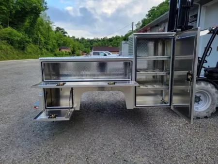 New Martin Truck Bodies Aluminum HFSB Service Body 8' DRW Tall Front Compartment