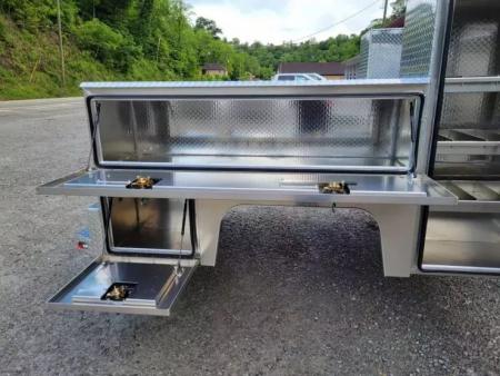 New Martin Truck Bodies Aluminum HFSB Service Body 8' DRW Tall Front Compartment