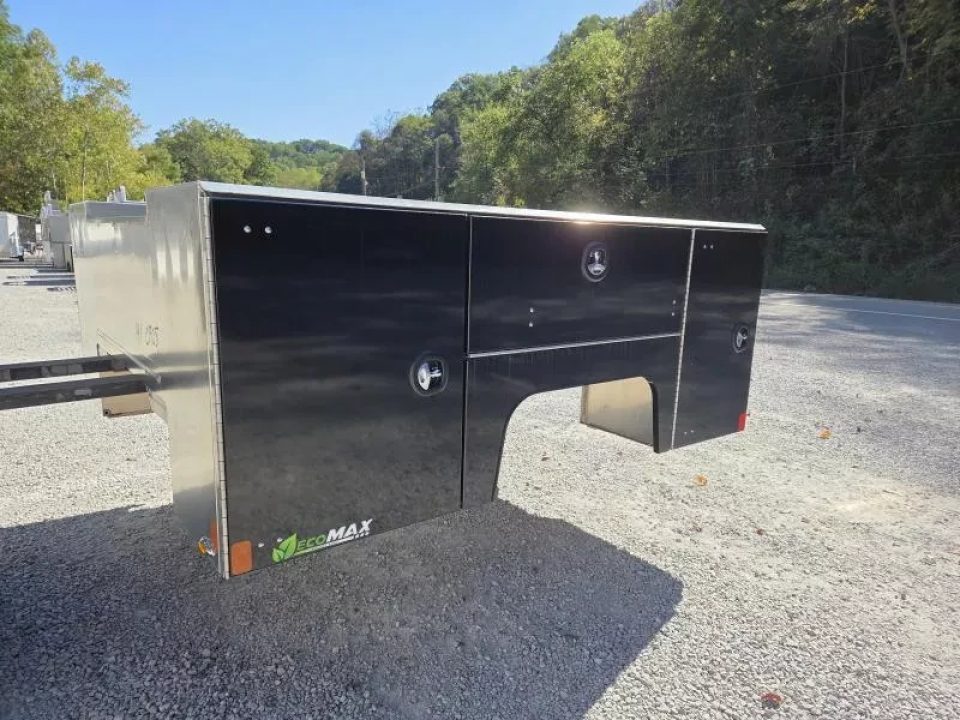 New Martin Truck Bodies Aluminum SSB Service Body DRW 8' Gloss Black SMOOTH APPEARANCE