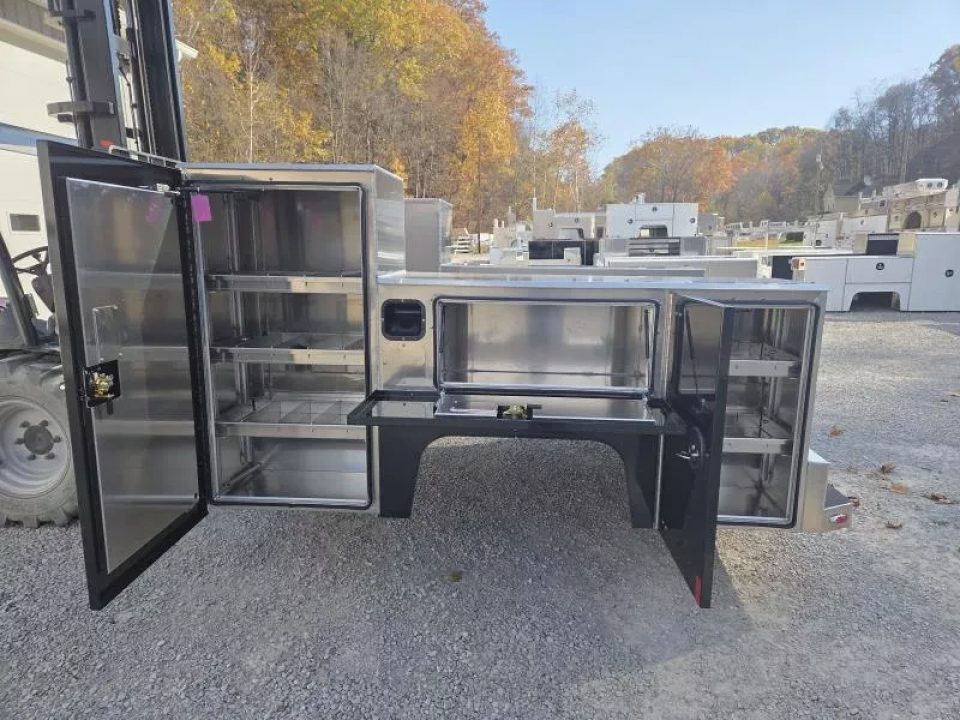 New Martin Truck Bodies Aluminum HFSB Service Body 8' DRW Tall Front Compartment SMOOTH APPREARANCE