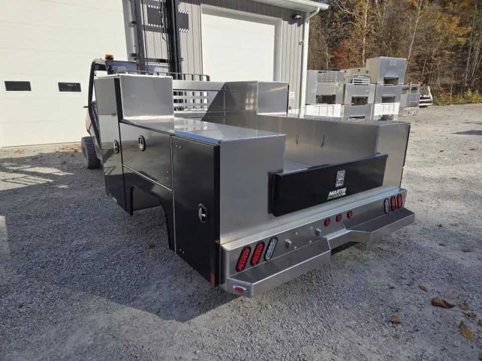New Martin Truck Bodies Aluminum HFSB Service Body 8' DRW Tall Front Compartment SMOOTH APPREARANCE