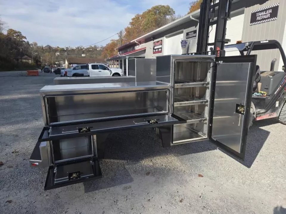 New Martin Truck Bodies Aluminum HFSB Service Body 8' DRW Tall Front Compartment SMOOTH APPREARANCE