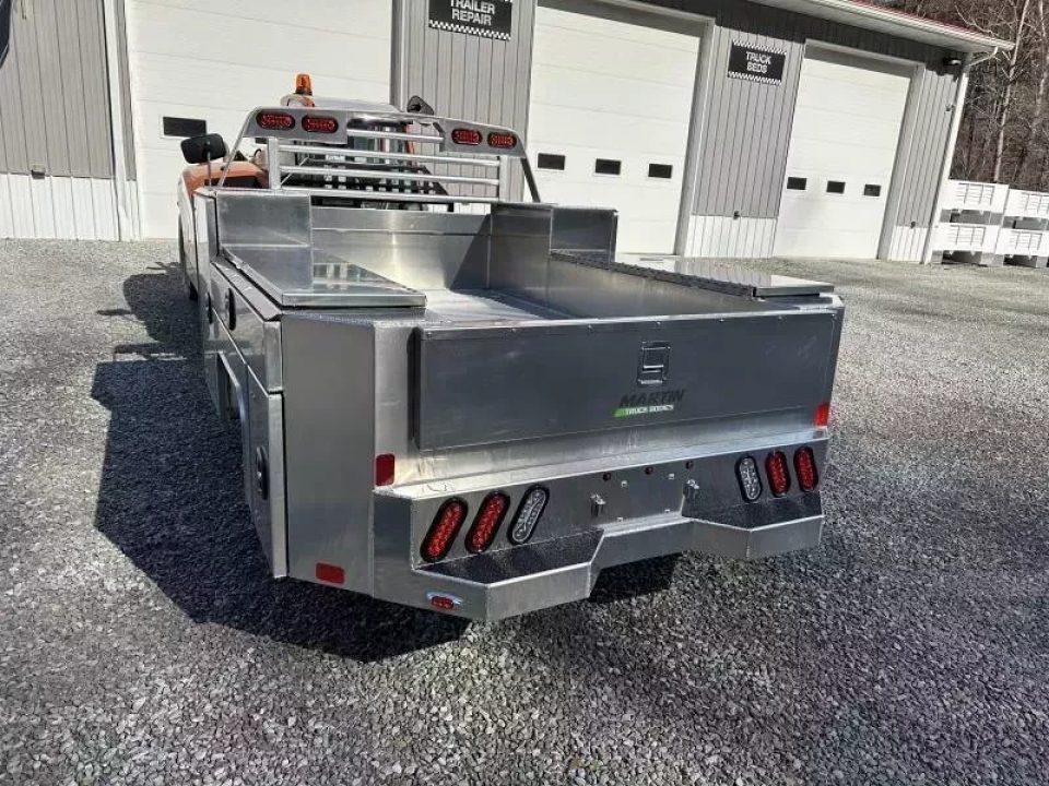 New Martin Truck Bodies Aluminum Gooseneck Service Body SRW 8' SMOOTH APPEARANCE