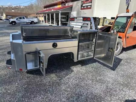 New Martin Truck Bodies Aluminum Gooseneck Service Body SRW 8' SMOOTH APPEARANCE