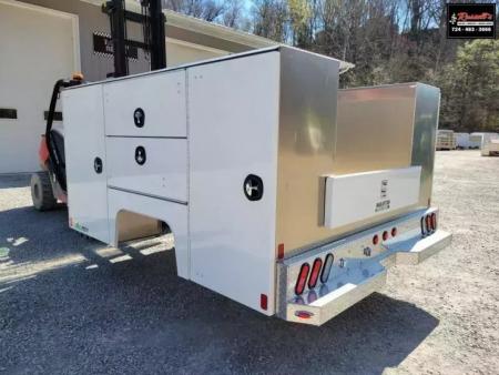 New Martin Truck Bodies Aluminum Service Body DRW 60  CA Cab and Chassis 57  Tall Compartments