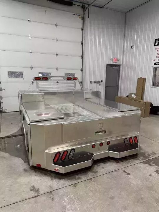 New Martin Truck Bodies Aluminum Gooseneck Service Body DRW 60" CA Cab and Chassis SMOOTH APPEARANCE