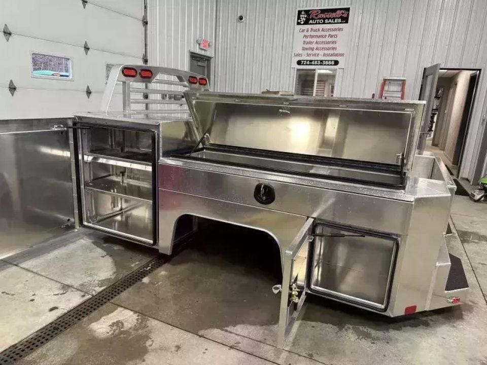 New Martin Truck Bodies Aluminum Gooseneck Service Body DRW 60" CA Cab and Chassis SMOOTH APPEARANCE