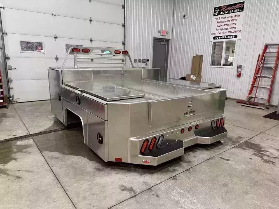 New Martin Truck Bodies Aluminum Gooseneck Service Body DRW 60" CA Cab and Chassis