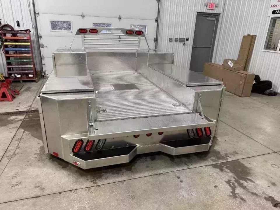 New Martin Truck Bodies Aluminum Gooseneck Service Body DRW 60" CA Cab and Chassis
