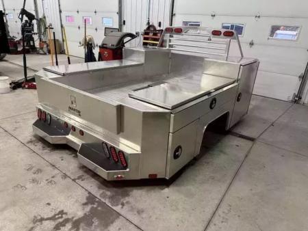 New Martin Truck Bodies Aluminum Gooseneck Service Body DRW 60" CA Cab and Chassis