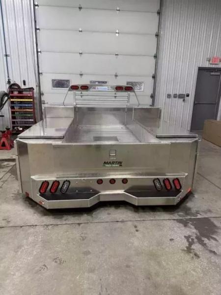 New Martin Truck Bodies Aluminum Gooseneck Service Body DRW 60" CA Cab and Chassis
