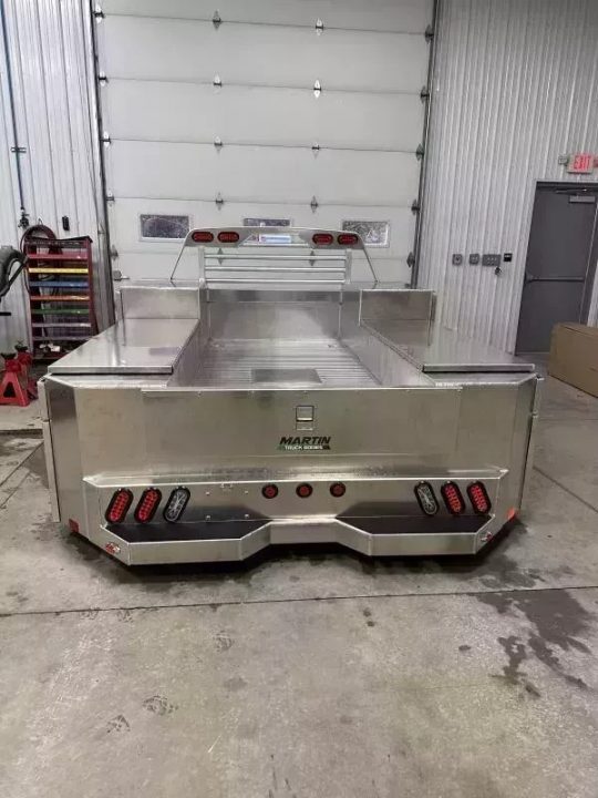 New Martin Truck Bodies Aluminum Gooseneck Service Body DRW 60" CA Cab and Chassis SMOOTH APPEARANCE