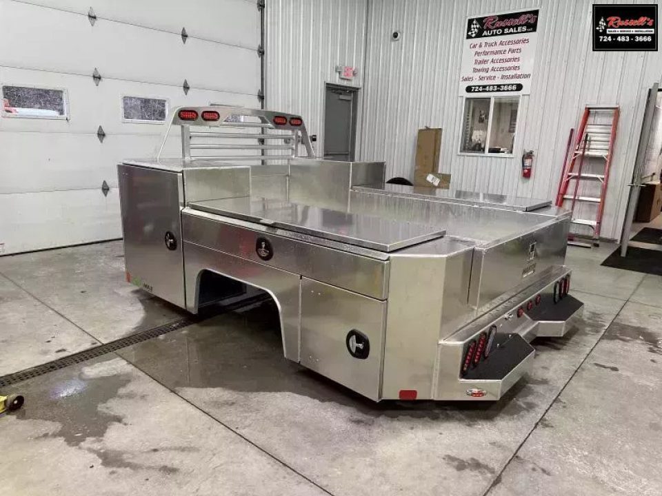 New Martin Truck Bodies Aluminum Gooseneck Service Body DRW 60" CA Cab and Chassis SMOOTH APPEARANCE