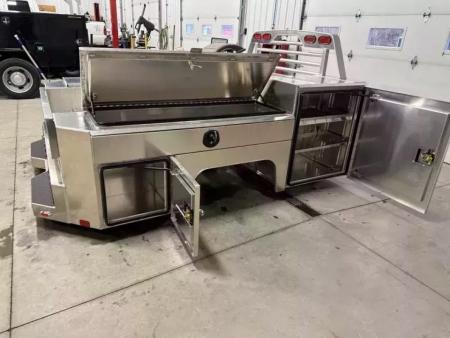 New Martin Truck Bodies Aluminum Gooseneck Service Body DRW 60" CA Cab and Chassis SMOOTH APPEARANCE