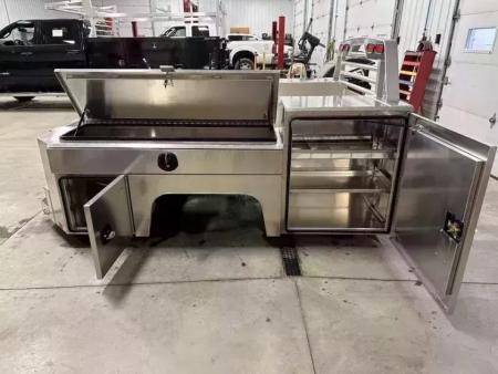 New Martin Truck Bodies Aluminum Gooseneck Service Body DRW 60" CA Cab and Chassis SMOOTH APPEARANCE
