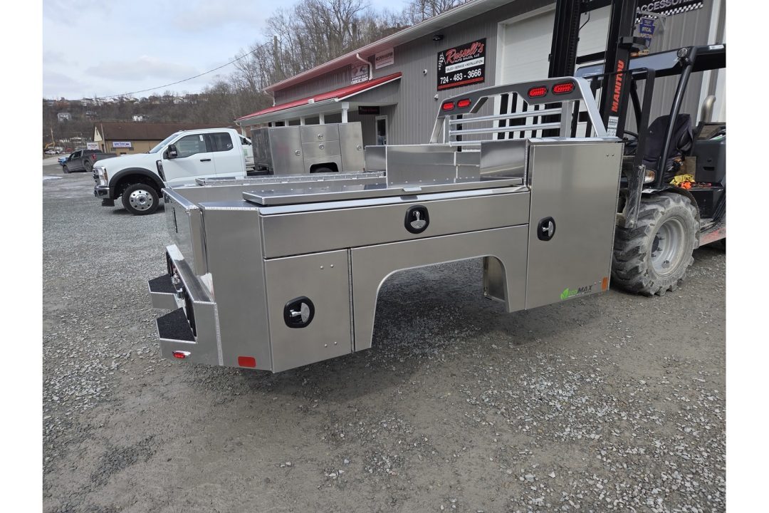 New Martin Truck Bodies Aluminum Gooseneck Service Body SRW 8' SMOOTH APPEARANCE