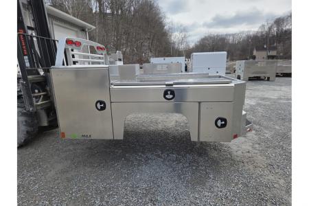 New Martin Truck Bodies Aluminum Gooseneck Service Body SRW 8' SMOOTH APPEARANCE