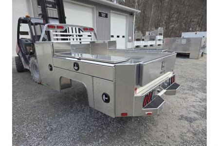 New Martin Truck Bodies Aluminum Gooseneck Service Body SRW 8' SMOOTH APPEARANCE
