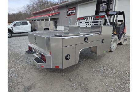 New Martin Truck Bodies Aluminum Gooseneck Service Body SRW 8' SMOOTH APPEARANCE