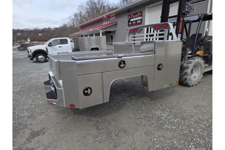 New Martin Truck Bodies Aluminum Gooseneck Service Body SRW 8' SMOOTH APPEARANCE