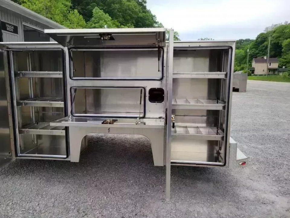 New Martin Truck Bodies HSB Service Body DRW 84" CA Cab and Chassis 57" Tall Compartments