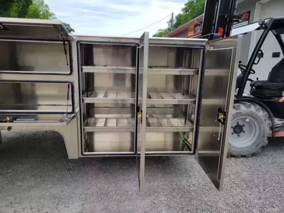 New Martin Truck Bodies HSB Service Body DRW 84" CA Cab and Chassis 57" Tall Compartments