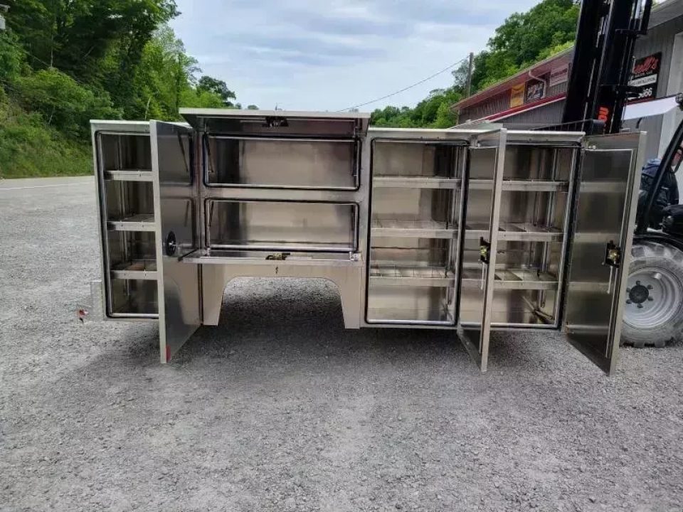 New Martin Truck Bodies HSB Service Body DRW 84" CA Cab and Chassis 57" Tall Compartments