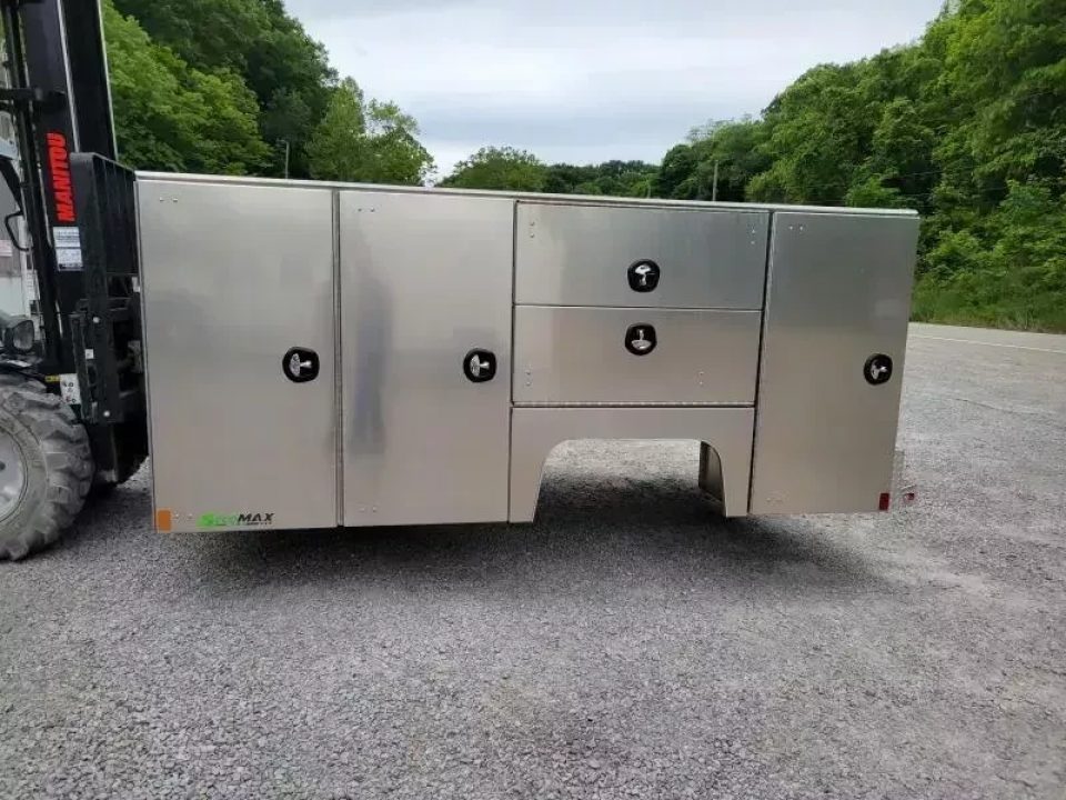 New Martin Truck Bodies HSB Service Body DRW 84" CA Cab and Chassis 57" Tall Compartments