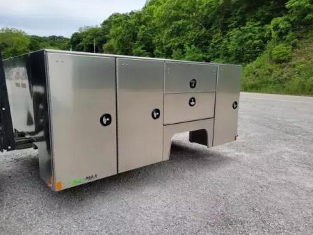 New Martin Truck Bodies HSB Service Body DRW 84" CA Cab and Chassis 57" Tall Compartments